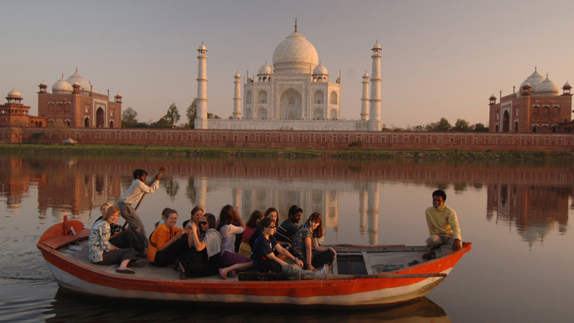 Spark team on a Taj tour